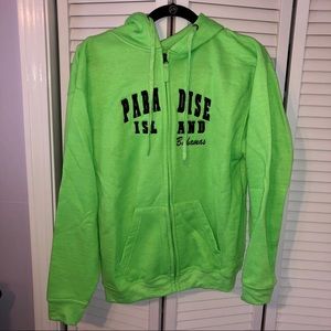 EXIST miami neon green hoodie